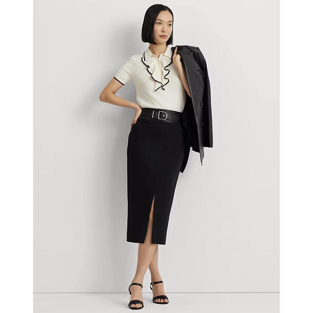 RALP LAUREN Pencil Skirt Size 0 Sleek Business Attire Perfect For Cocktail Hour